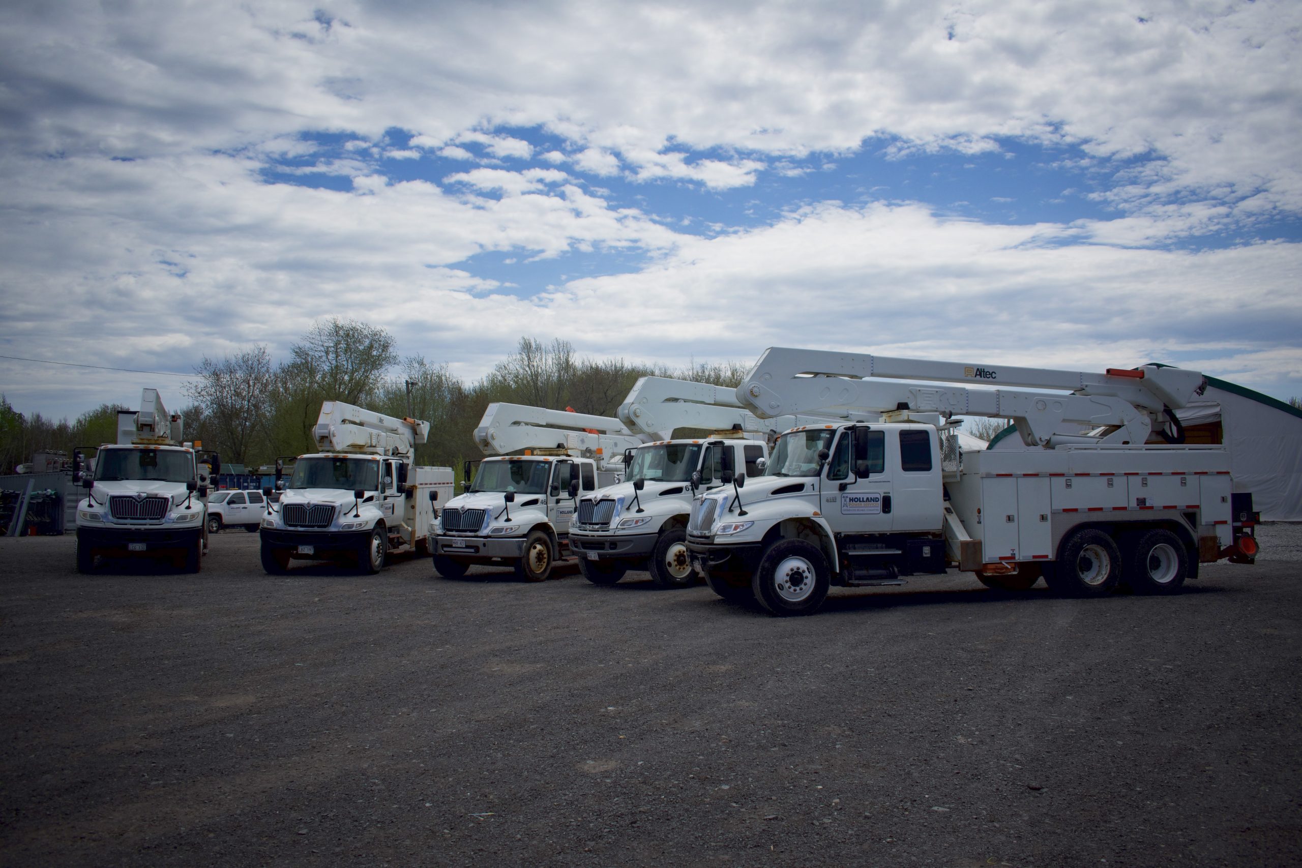 Holland Power Services performs power restoration services throughout a multitude of locations.