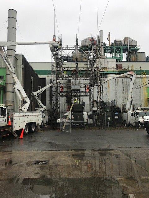 HPS contractors supplying maintenance to power plants.